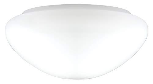 Westinghouse Lighting 8704640 lampenkap 19,1 cm van gesatineerd glas, paddenstoelvorm, wit, 25,1 x 25,1 x 11,51 cm