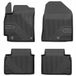 Frogum No.77 Automat / Vloermat - 3D Pasvorm - Geschikt voor Hyundai Elantra VI 2016-2020 - TPE Rubber - 4-delig - Hoge Rand 4cm - Zwart