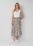 s.Oliver BLACK LABEL Rok ecru / olijfgroen