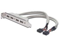 Digitus AK-300304-002-E USB 2.0 slotuitbreiding