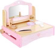 Atmosphera Kids Make-up Kaptafel met Accessoires - 32x26x26cm - Roze