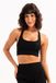 Justever Soutien-gorge de sport noir
