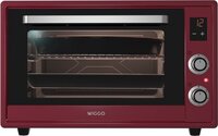 Wiggo WMO-E657(R) - Vrijstaande Mini Oven - Elektrisch - 60 CM - 65 liter - 2000 W - Rood