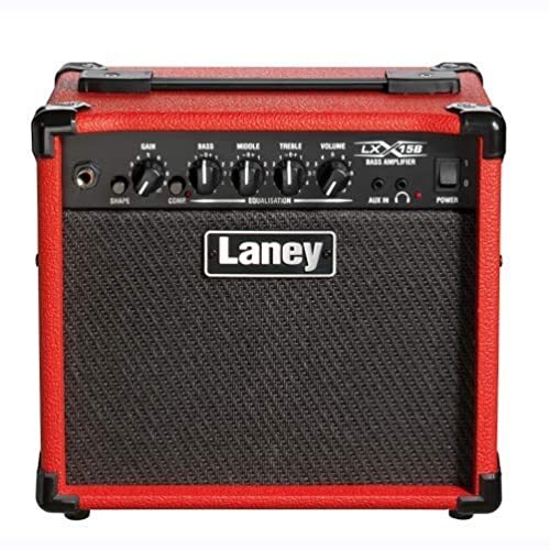 Laney LX15B LX Series – basgitaar amp, 15 watt, rood