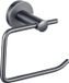 FortiFura Calvi toiletrolhouder - zonder klep - rond - Gunmetal