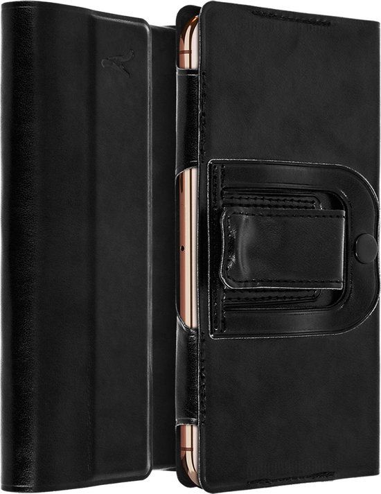 Akashi Riemtas Smartphonehouder met dubbele clip Zwart