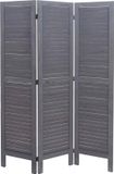 MCW-G30 Room Divider - 170x120cm - Grey - Shabby Look