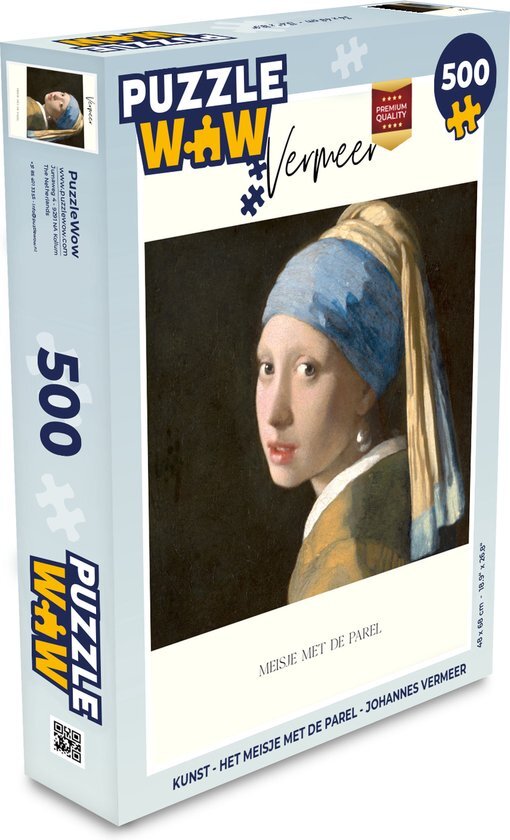 MuchoWow Puzzel Kunst - Het meisje met de parel - Johannes Vermeer - Legpuzzel - Puzzel 500 stukjes