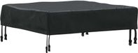 vidaXL Tafel Dekking 82 x 82 x 15 cm Vierkant Waterdicht Zwart