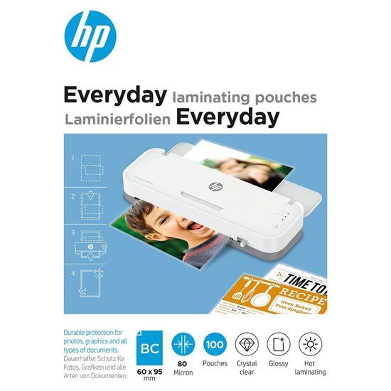 HP 9157 Everyday Laminating Sheets - 100 Pack