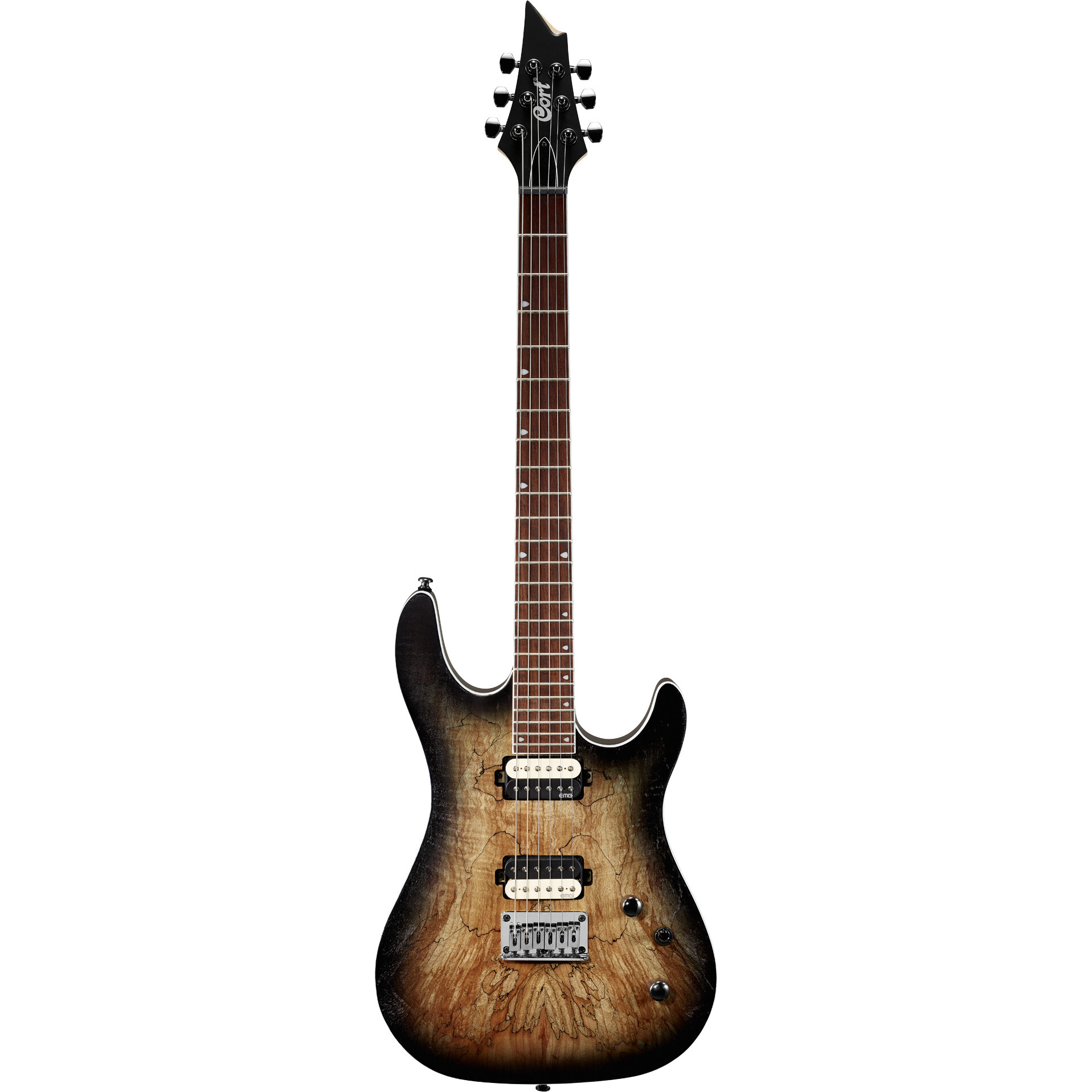 Cort KX300 Elektrische gitaar Open Pore Raw Burst