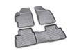 Element Op maat gemaakte Premium 3D-rubberen vloermatten geschikt voor Nissan Pathfinder, 2010-2014 4-delig (grijs)