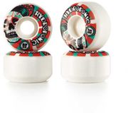 Centrano Hydroponic Centrano Unisex - Hydroponic skateboard wielen voor volwassenen, wit/rood, 52 mm
