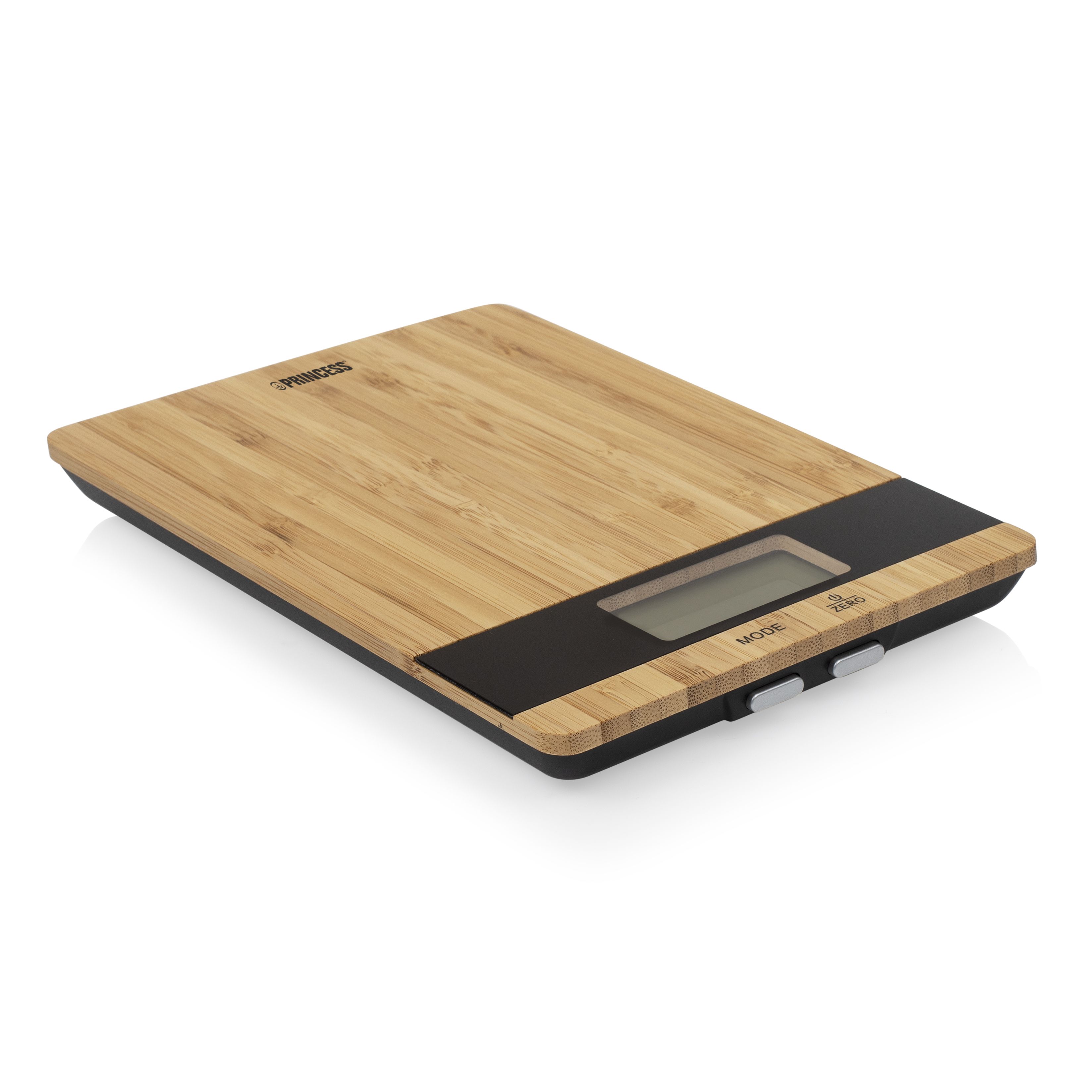 Princess 492944 Pure Bamboo Electronic Kitchen Scale - 5kg Max, 1g Accuracy