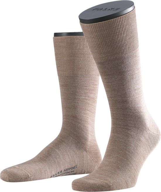 FALKE Ergonomic Sport System Falke Airport Herensok 14435 - Heren - Nutmeg Mel. 5410 - Maat 41-42