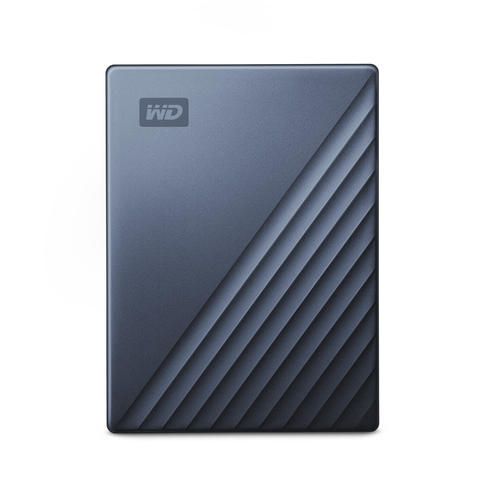 Western Digital My Passport Ultra 2TB External Hard Drive - USB-C - Black/Blue