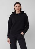 s.Oliver Dames Zwarte Modal Sweater met Capuchon