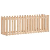 VidaXL Jardinière surélevée avec conception de clôture 200x50x70 cm bois de pin