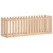 VidaXL Jardinière surélevée avec conception de clôture 200x50x70 cm bois de pin