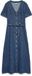 VERO MODA VMJANINA SS V-NECK ANK DENIM DRESS