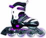 Muuwmi Kinderliner Patins à roulettes Rose/noir Taille 29-32