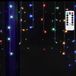 Led-lichtgordijn RGBY, laagspanning, 100 leds, 3 m + 1,5 m x 1 m, ideaal voor de decoratie van feestjes en omgevingen met creatieve lichtsnoeren.