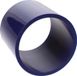 Siliconen Dynamik Siliconen Slang Reducer - 76->76mm - Lengte 76mm - Blauw