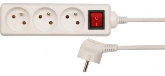 Brennenstuhl Vorel Stekkerdoos - 3 Stopcontacten - Verlichte Schakelaar - 1,5m Kabel