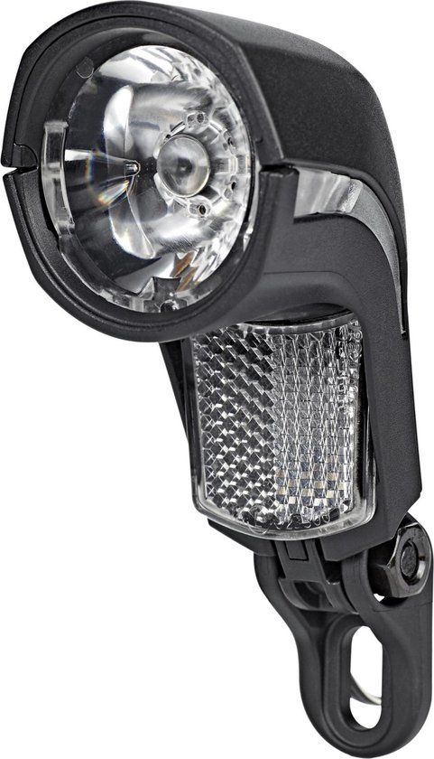 Busch & Müller Lumotec Upp T Senso Koplamp met sensor en standlicht voor naafdynamo - 35 Lux - Zwart