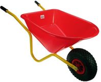 Talen Tools Kinderkruiwagen met luchtband - Rood/Geel