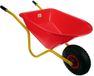 Talen Tools Kinderkruiwagen met luchtband - Rood/Geel