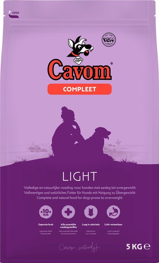 CAVOM Compleet Hondenvoer Light - 5 kg