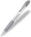 Pilot G-2 roller ball pen rubberized grip & retractable - Metallic Zilver