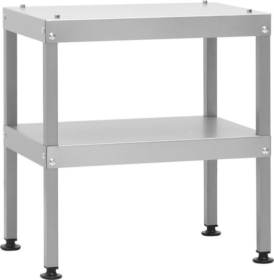 vidaXL Tafel voor rookoven 40x28x44,5 cm gegalvaniseerd staal