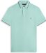 Tommy Hilfiger Heren Polo Katoen Elastaan Korte Mouw L Groen