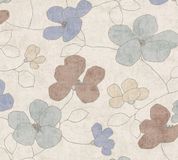 A.S. Création Nordic Feeling Vliesbehang Bloemen Abstract Grijs Bruin Blauw Groen Wit 1005 x 53 cm