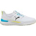 Puma Ignite Elevate 2 chaussures de golf, blanc/bleu/jaune