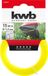 KWB Nylon fil pour débroussailleuse - Ø 1.3 mm - 15 mètres - Jaune