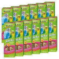 MultiFit parkietstokken 12 x 2 stuks Vrucht