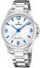 Festina Montre homme Énergie solaire Analogique Acier inoxydable Argenté Blanc