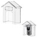 Merkloos Deurbel cover - Regenkap - Waterdicht - Transparant - 10,4 x 9 x 4,5 cm