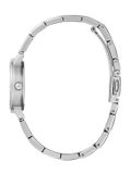 Guess Melody Kwarts Analoog Horloge Zilverkleurig Kast Gemaakt Van 100% Roestvrij Staal En Een Armband Van 100% Roestvrij Staal 28 GW0808L1, GW0808L2