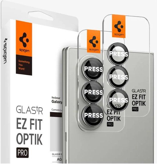 Spigen Camera Lens Protector Geschikt voor Samsung Galaxy Z Fold 7 - Glas.tR EZ Fit Optik Pro - 9H Tempered Glass - Gemakkelijke Installatie - zwart 2-Pack