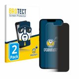 BROTECT Privacy Screenprotector voor Apple iPhone 16e - 2 Stuks