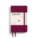 LEUCHTTURM1917 370778 weekkalender 2025, Pocket A6 hardcover - 12-maanden-planner, gelinieerd - Port Red, Engels