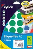 APLI 101355 – verpakking met 240 multifunctionele tabletten, diameter 30 mm, groen