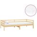 VidaXL Slaapbank met matras massief grenenhout 90x200 cm