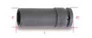 Beta Slagdoppen, 1/2" aansluiting, lang en dunne uitvoering gefosfatiseerd 720LS 36