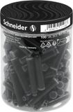 Schneider 6801 cartouches d'encre cartouches standard pour stylo-plume - Lot de 100 - Noir indélébile