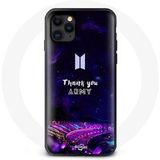 Maniacase Etui voor Iphone 12 Mini Bangtan Sonyeondan Concert BTS Army Bomb Lightstick